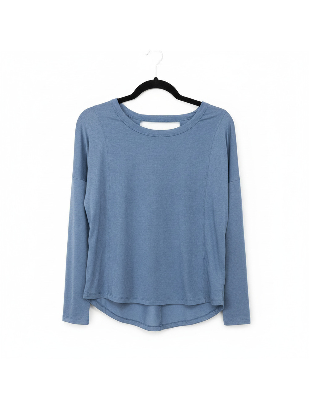 All in Motion Women's Relaxed Fit Long Sleeve T-Shirt Size S Blue